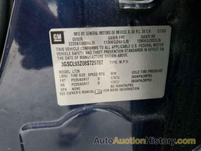 SATURN VUE HYBRID, 3GSCL93Z08S729787