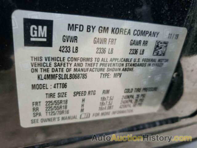 BUICK ENCORE ESSENCE, KL4MMFSL0LB068785