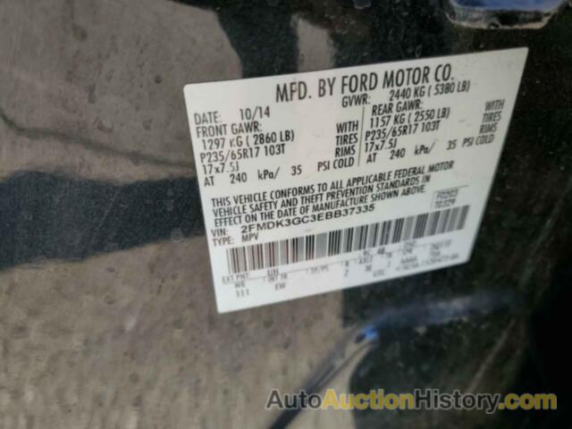 FORD EDGE SE, 2FMDK3GC3EBB37335