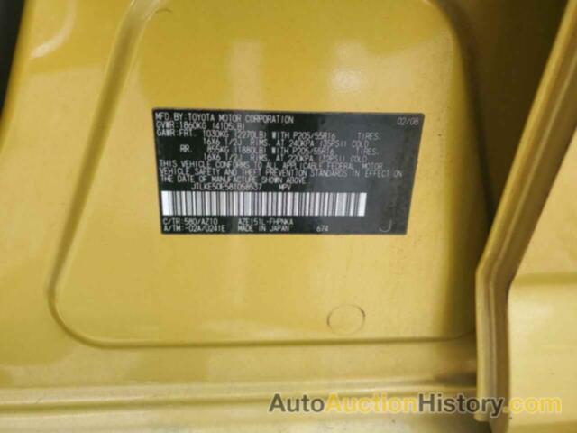 TOYOTA SCION XB, JTLKE50E581058537