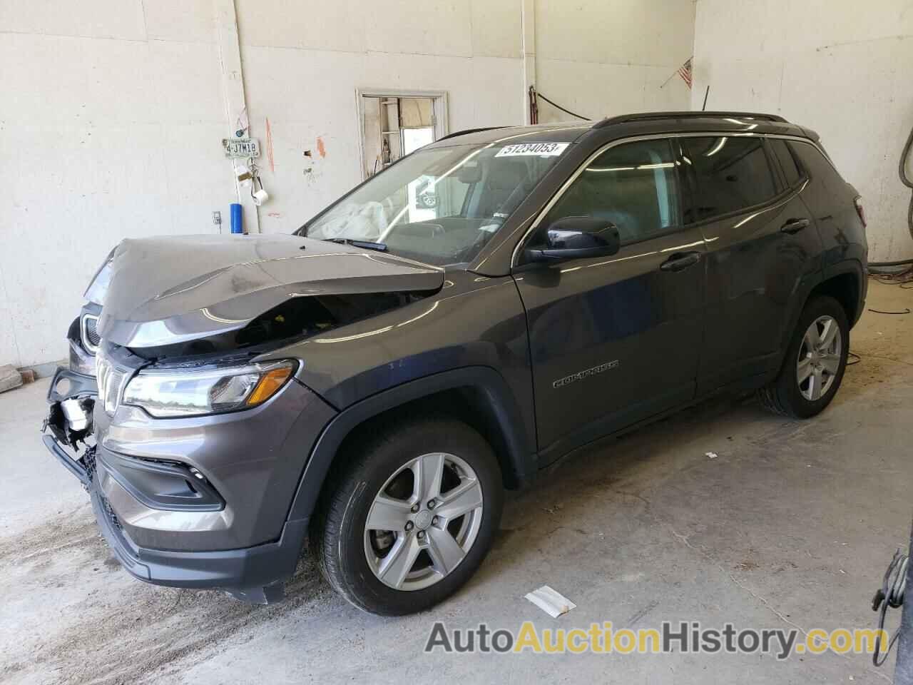 2022 JEEP COMPASS LATITUDE, 3C4NJDBB9NT168576