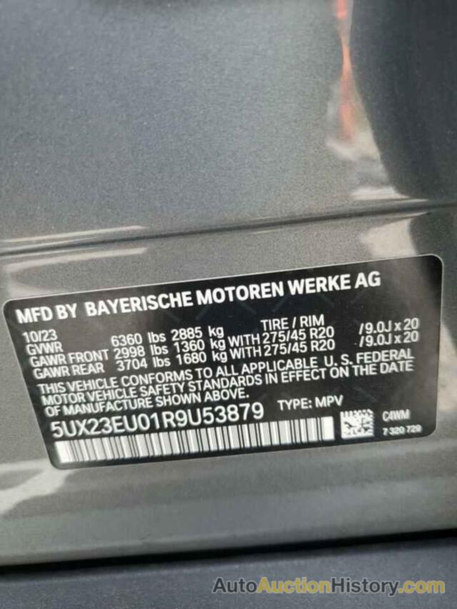 BMW X5 XDRIVE40I, 5UX23EU01R9U53879