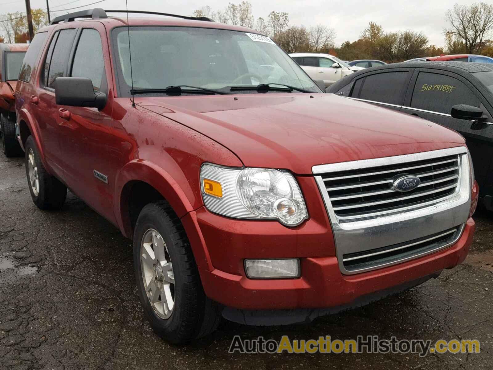 2008 FORD EXPLORER XLT, 1FMEU73E68UA95870