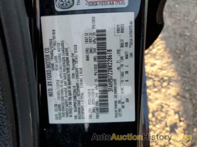 FORD FUSION SE, 3FAHP07Z28R228618