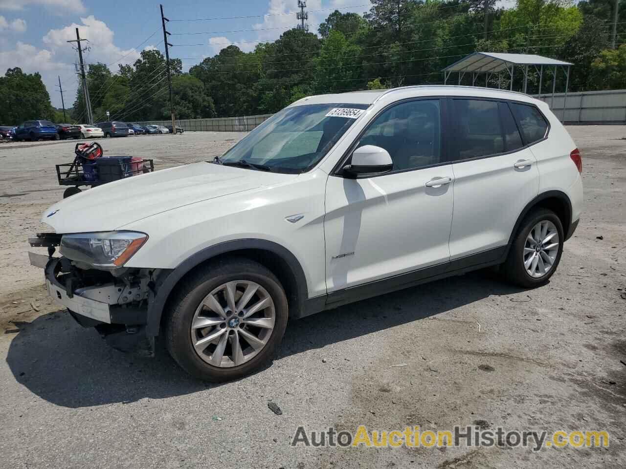 BMW X3 XDRIVE28I, 5UXWX9C58G0D67144