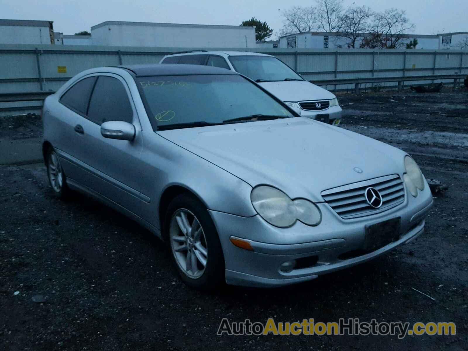 2002 MERCEDES-BENZ C 230K SPORT COUPE, WDBRN47J42A289605