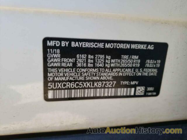 BMW X5 XDRIVE40I, 5UXCR6C5XKLK87327