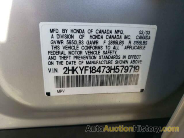 HONDA PILOT EX, 2HKYF18473H579719