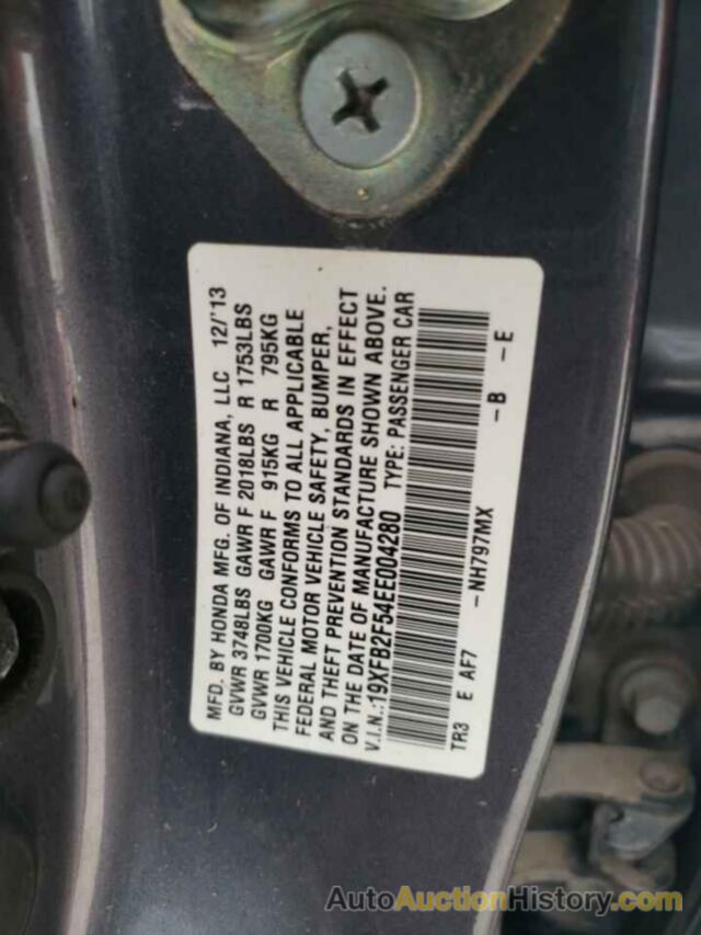 HONDA CIVIC LX, 19XFB2F54EE004280