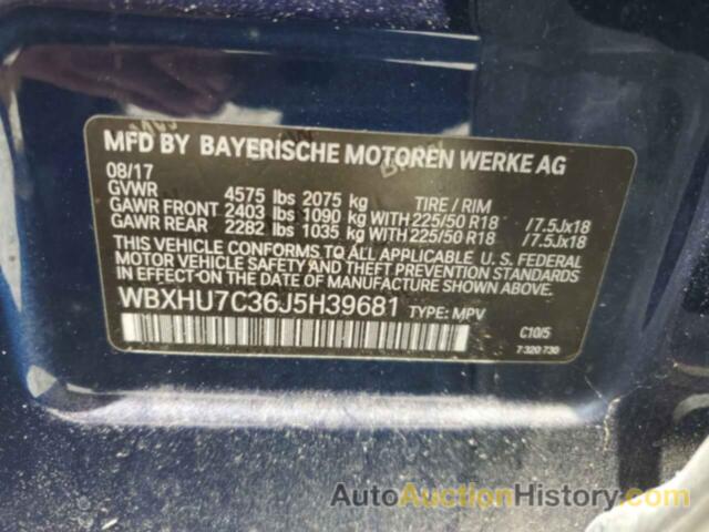 BMW X1 SDRIVE28I, WBXHU7C36J5H39681