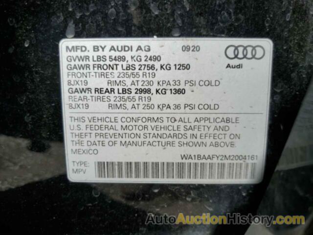 AUDI Q5 PREMIUM PLUS, WA1BAAFY2M2004161