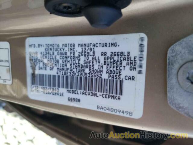 TOYOTA CAMRY LE, 4T1BE32K32U535552