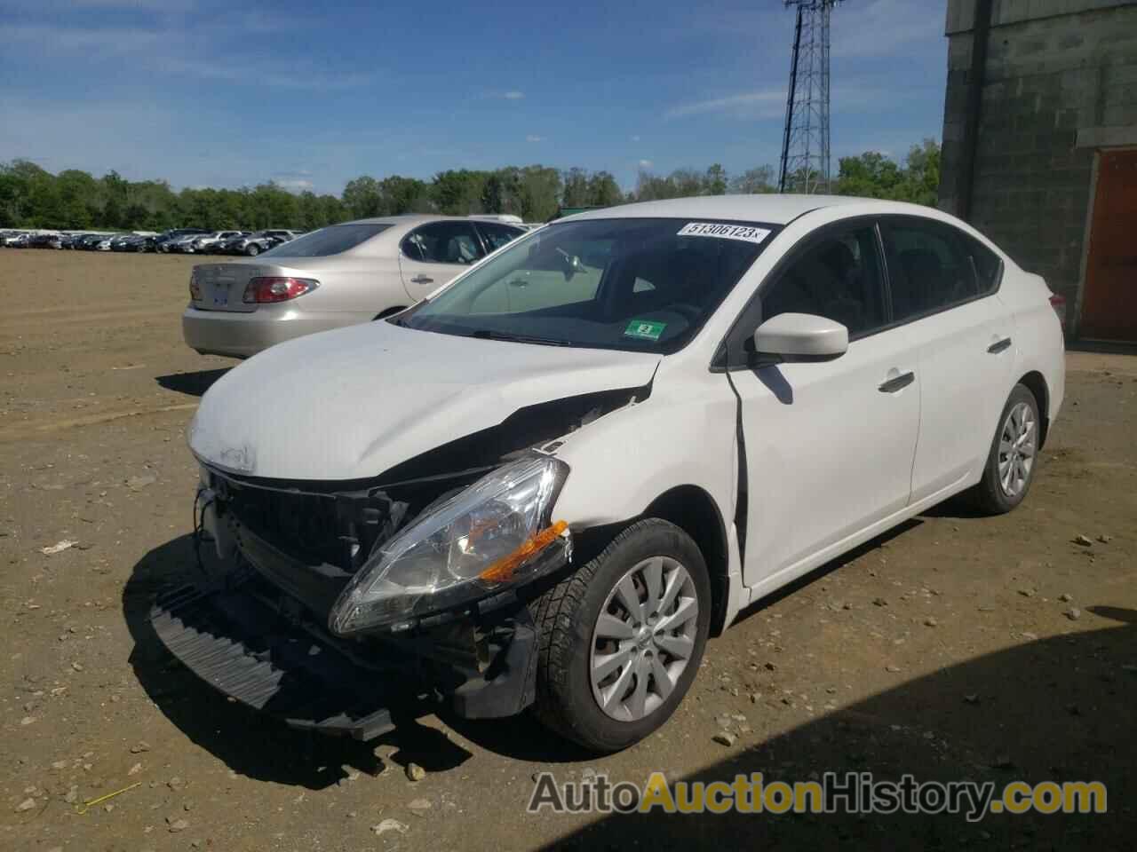 2014 NISSAN SENTRA S, 3N1AB7AP8EY281824