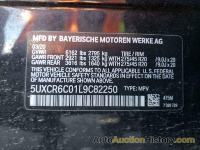 BMW X5 XDRIVE40I, 5UXCR6C01L9C82250