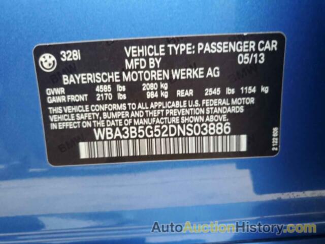 BMW 3 SERIES XI SULEV, WBA3B5G52DNS03886