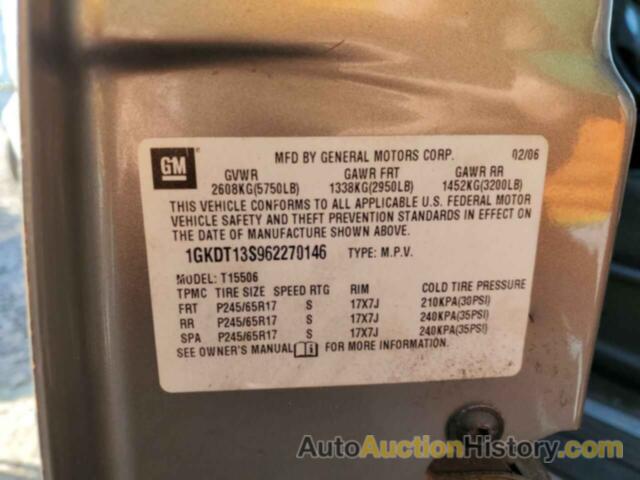 GMC ENVOY, 1GKDT13S962270146