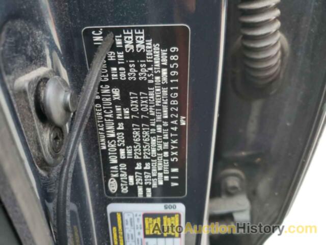 KIA SORENTO BASE, 5XYKT4A22BG119589