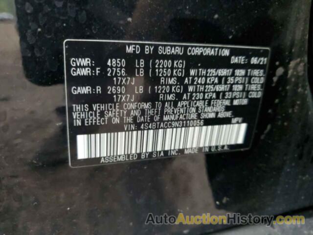 SUBARU OUTBACK PREMIUM, 4S4BTACC9N3110056