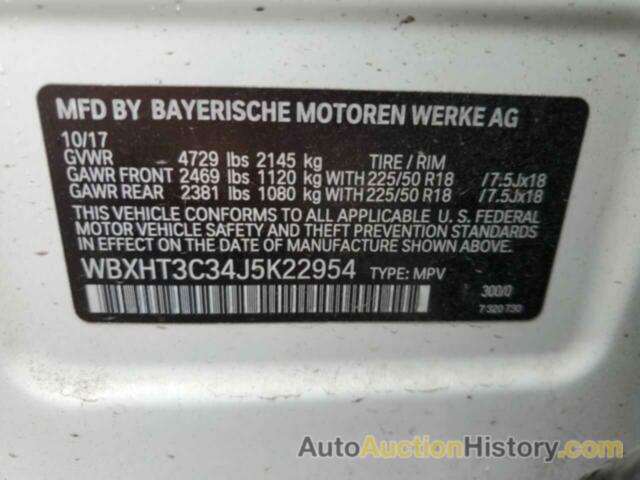 BMW X1 XDRIVE28I, WBXHT3C34J5K22954