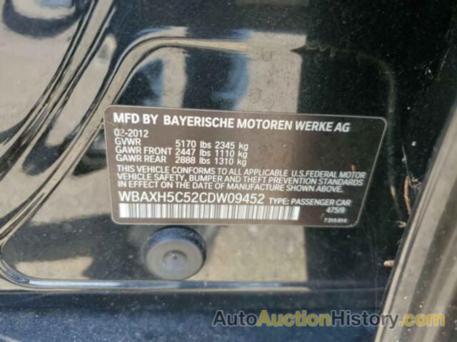 BMW 5 SERIES XI, WBAXH5C52CDW09452