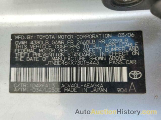 TOYOTA CAMRY CE, JTNBE46KX73015443