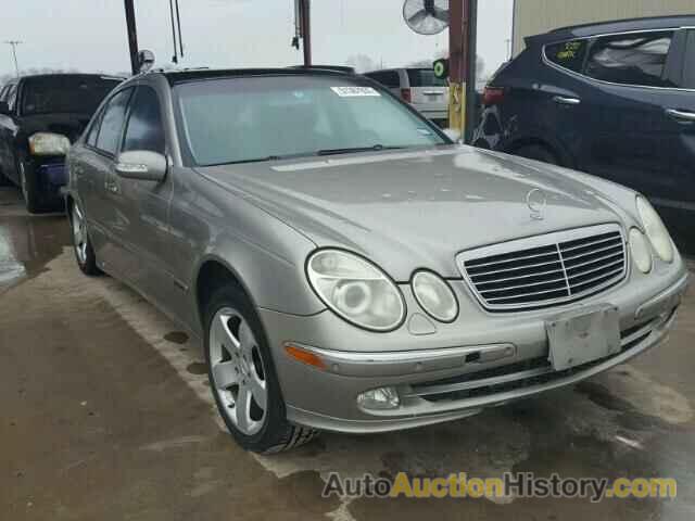 2003 MERCEDES-BENZ E 500, WDBUF70J93A350287