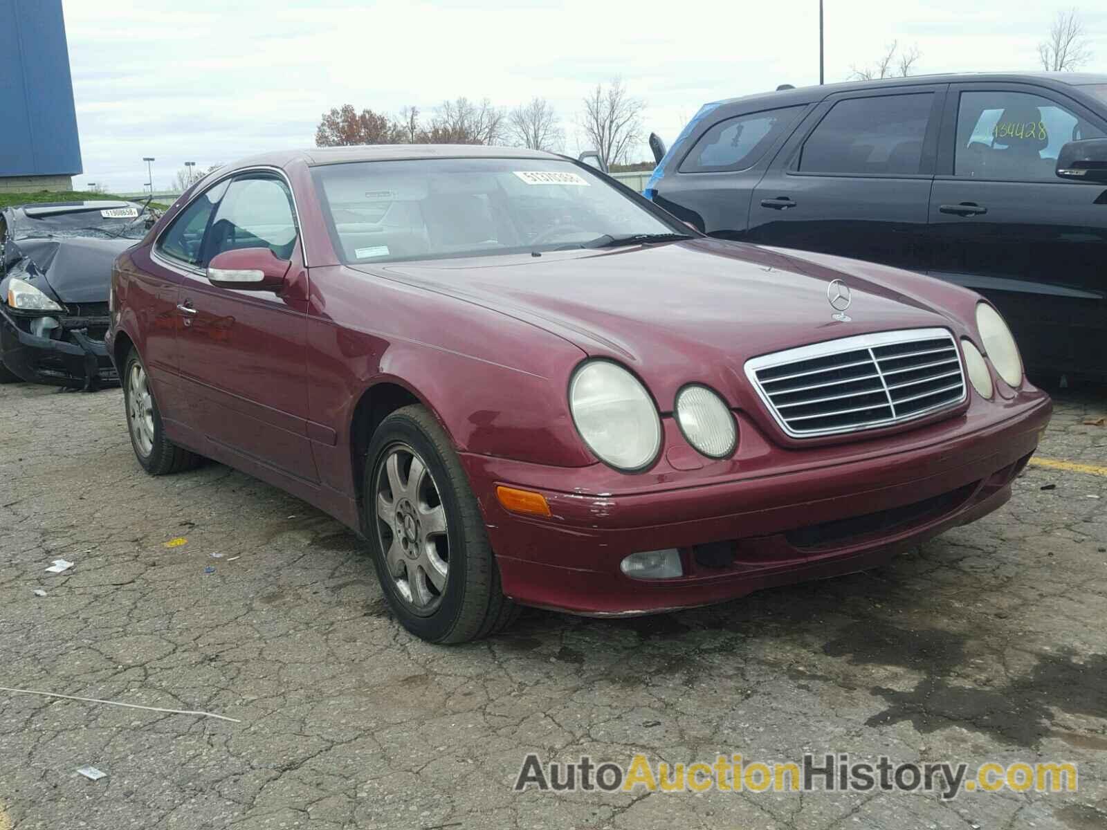 2002 MERCEDES-BENZ CLK 320, WDBLJ65G42T125554