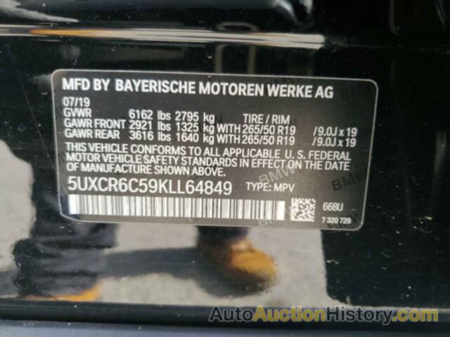 BMW X5 XDRIVE40I, 5UXCR6C59KLL64849