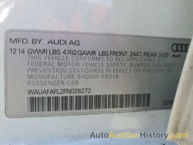 AUDI A4 PREMIUM, WAUAFAFL2FN028272