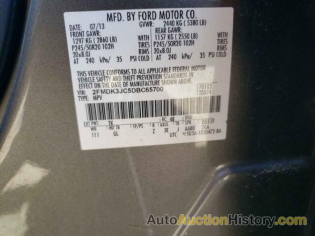 FORD EDGE SEL, 2FMDK3JC5DBC65700