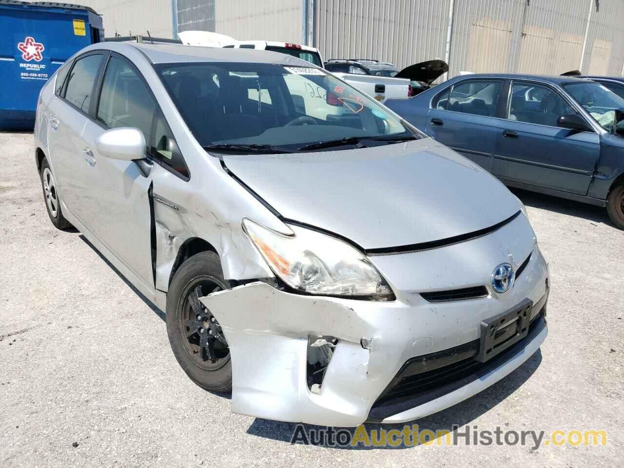 2013 TOYOTA PRIUS, JTDKN3DU4D5678526