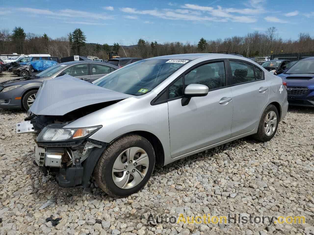 HONDA CIVIC LX, 2HGFB2F55EH524381