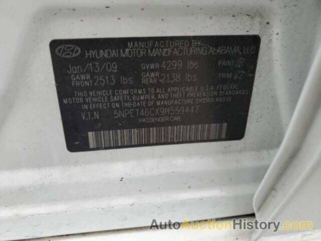 HYUNDAI SONATA GLS, 5NPET46CX9H559447