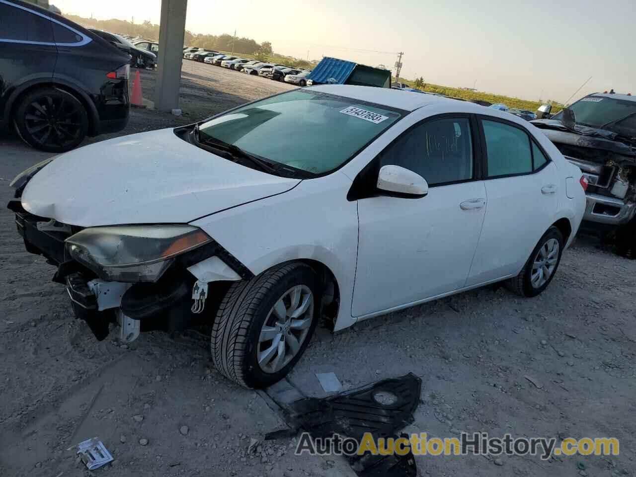 2016 TOYOTA COROLLA L, 2T1BURHE5GC645065