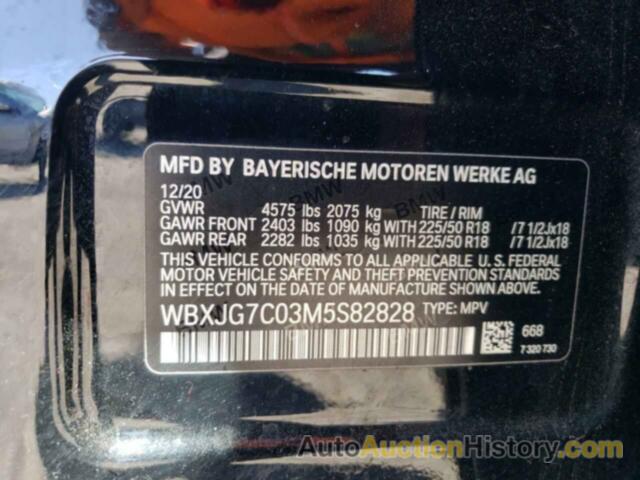 BMW X1 SDRIVE28I, WBXJG7C03M5S82828