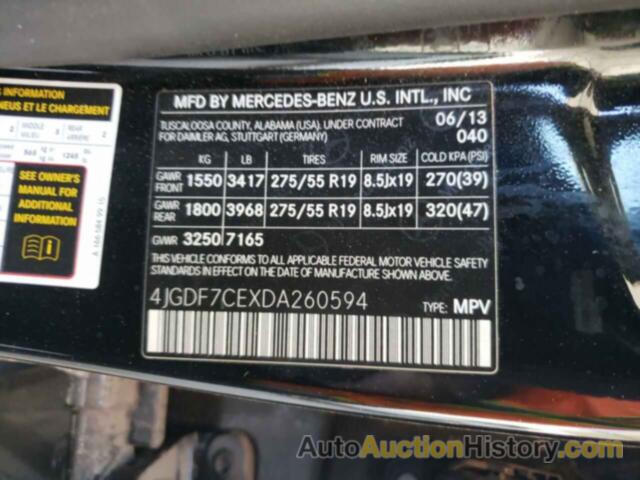 MERCEDES-BENZ GL-CLASS 450 4MATIC, 4JGDF7CEXDA260594