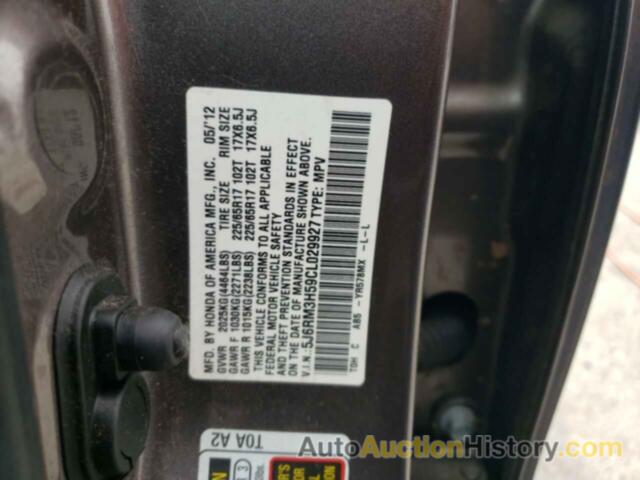 HONDA CRV EX, 5J6RM3H59CL029927