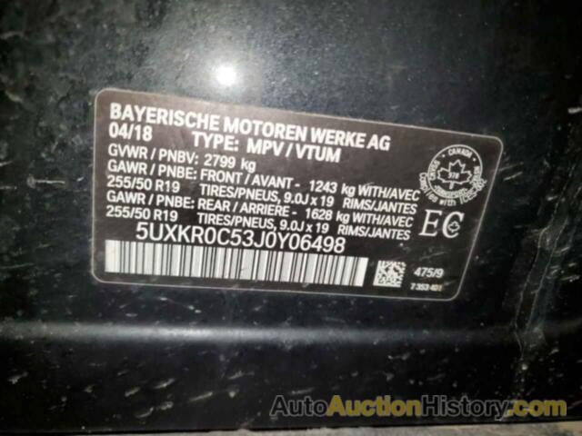 BMW X5 XDRIVE35I, 5UXKR0C53J0Y06498