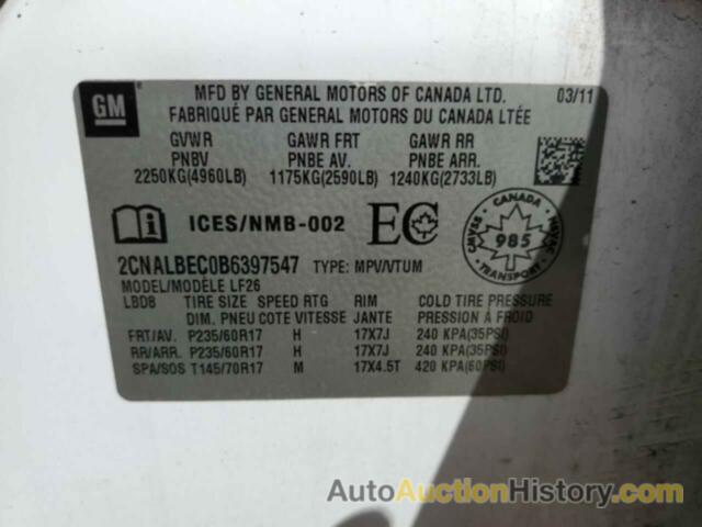 CHEVROLET EQUINOX LS, 2CNALBEC0B6397547