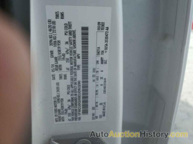 FORD ESCAPE SE, 1FMCU0GX6EUD63290