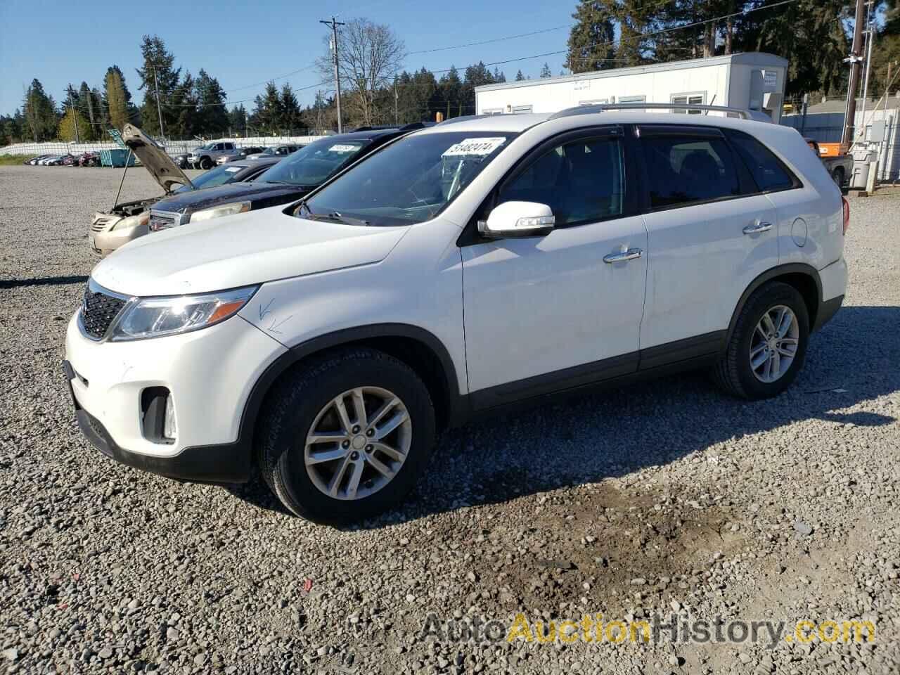 KIA SORENTO LX, 5XYKT4A61EG527461