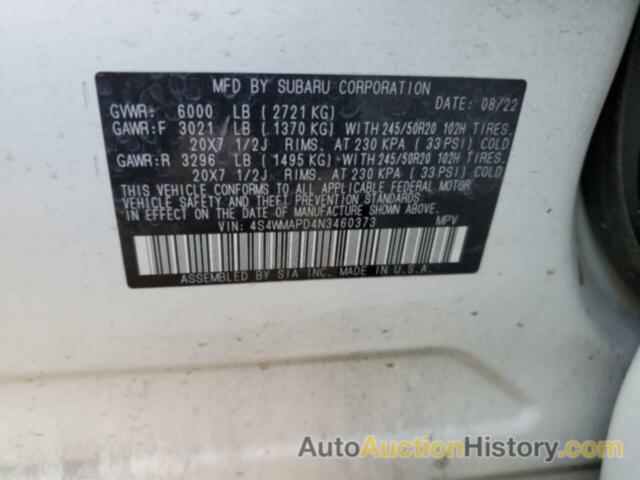 SUBARU ASCENT LIMITED, 4S4WMAPD4N3460373