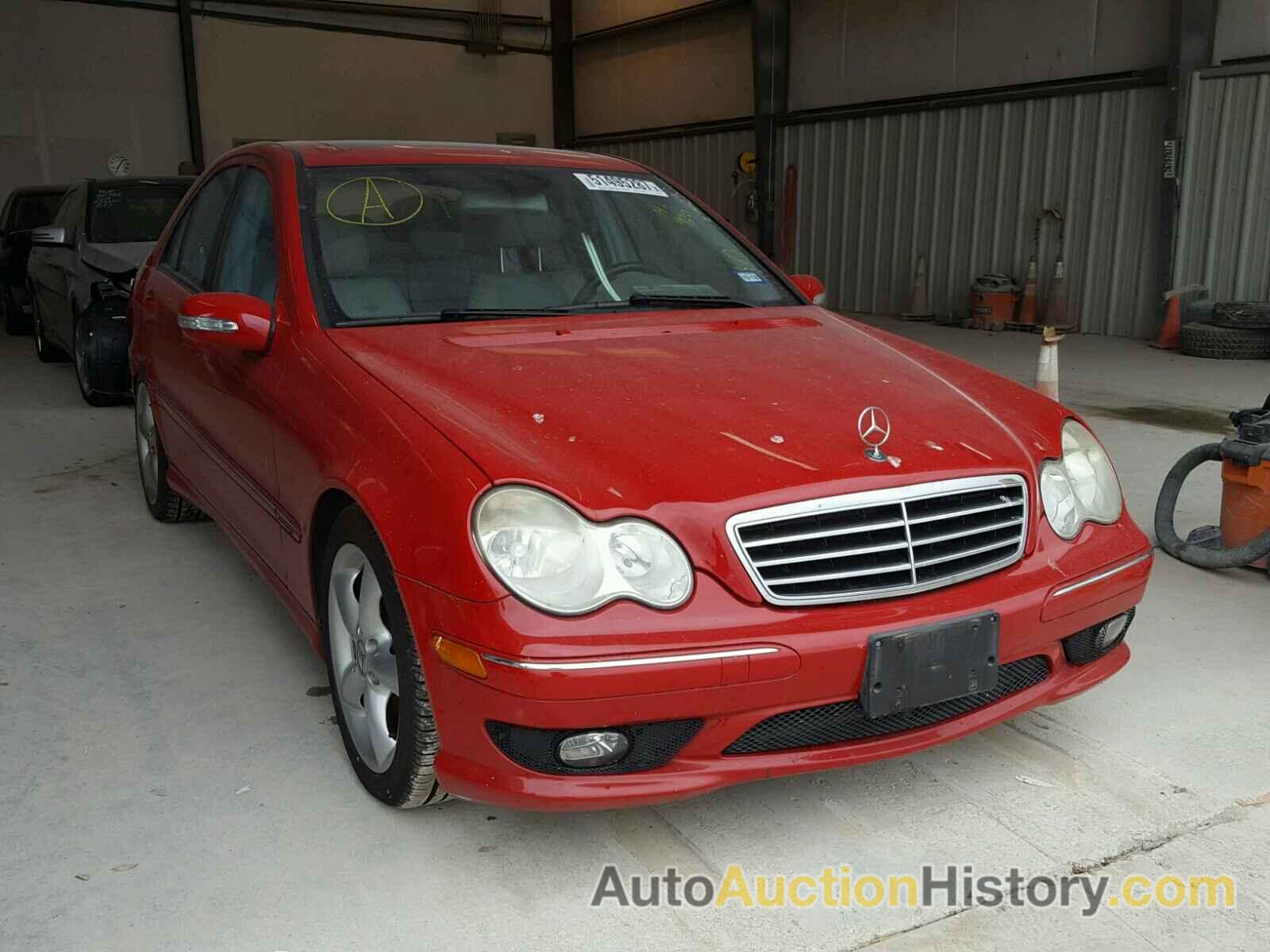 2006 MERCEDES-BENZ C GENERATION 2006 230, WDBRF52H36A845920