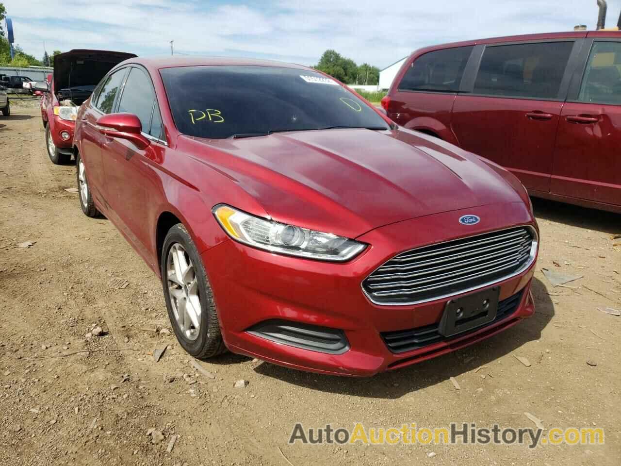 2016 FORD FUSION SE, 3FA6P0H76GR277162