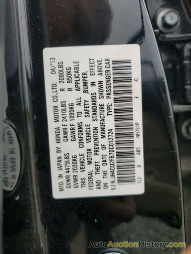 ACURA TSX TECH, JH4CU2F67DC012724