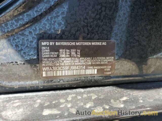 BMW 3 SERIES XI, WBA3B3C59FJ984314