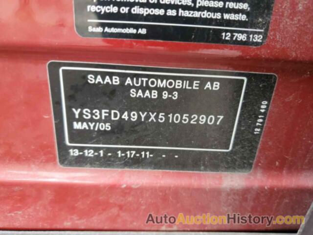 SAAB 9 3 ARC, YS3FD49YX51052907