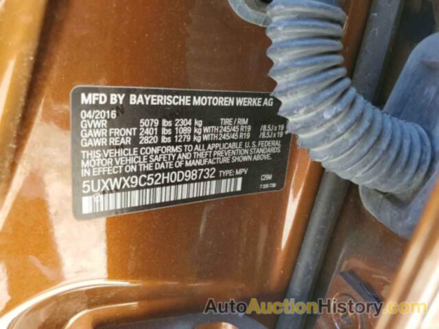 BMW X3 XDRIVE28I, 5UXWX9C52H0D98732