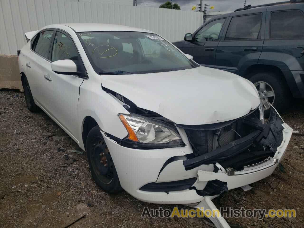 2015 NISSAN SENTRA S, 3N1AB7AP3FY217305