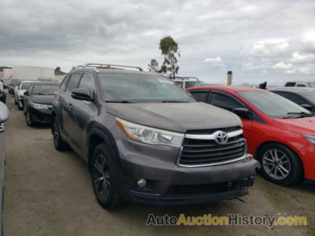 TOYOTA HIGHLANDER XLE, 5TDJKRFH8GS281021